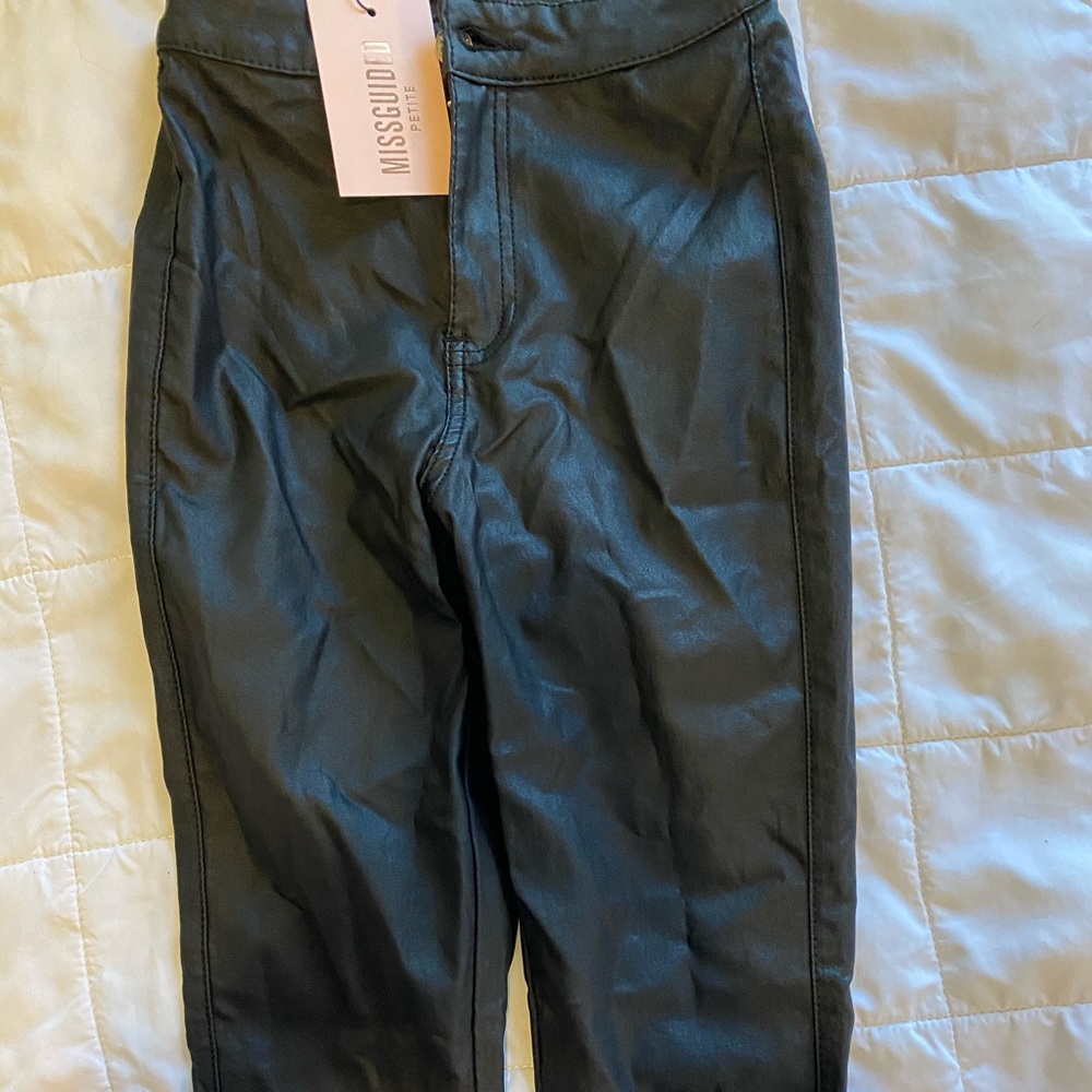 Misguided leather pants